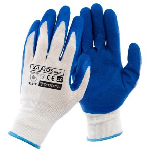Перчатки защитные PROCERA X-LATOS BLUE, EN 388 (3 1 3 1)