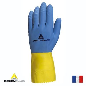 Перчатки латексные DELTA PLUS DUOCOLOR VE330