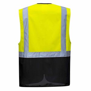 Альтернативний вигляд Жилет сигнальний PORTWEST C476 Yellow / Black (Ірландія)
