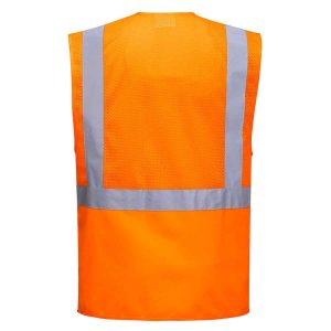 Альтернативний вигляд Жилет сигнальний сітчастий PORTWEST C496 Orange (Ірландія)