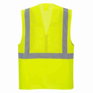 Альтернативний вигляд Жилет сигнальний сітчастий PORTWEST C496 Yellow (Ірландія)