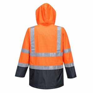 Альтернативний вигляд Куртка сигнальна вогнестійка антистатична Portwest S779 Bizflame Orange / Navy (Ірландія)