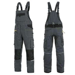 Bibpants CXS STRETCH, men´s, dark grey-black