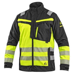 Jacket CXS NAOS HV, men´s, black-yellow