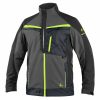 Jacket CXS NAOS, men’s, grey, HV yellow