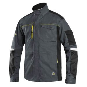 Jacket CXS STRETCH, men´s, dark grey-black