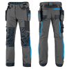 Trousers CXS NAOS, men’s, grey-blue
