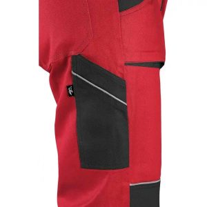 Alternative view of Штаны рабочие CXS LUXY JOSEF RED BLACK (Чехия) - 100% хлопок