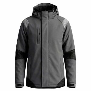 Куртка зимова Softshell BoSafety ATLANTA-J Grey Black (Литва)